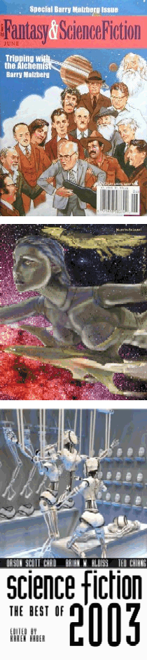 F&SF June 2003, Bli-Panika, SF: Best of 2003 covers